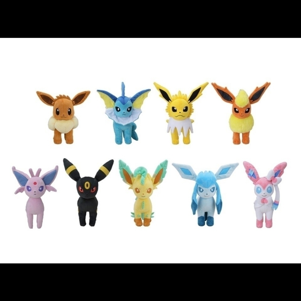 Pokemon eevelutions plushes